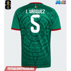 Lacne Muži Futbalové dres Mexiko Johan Vasquez #5 MS 2026 Krátky Rukáv - Domáci